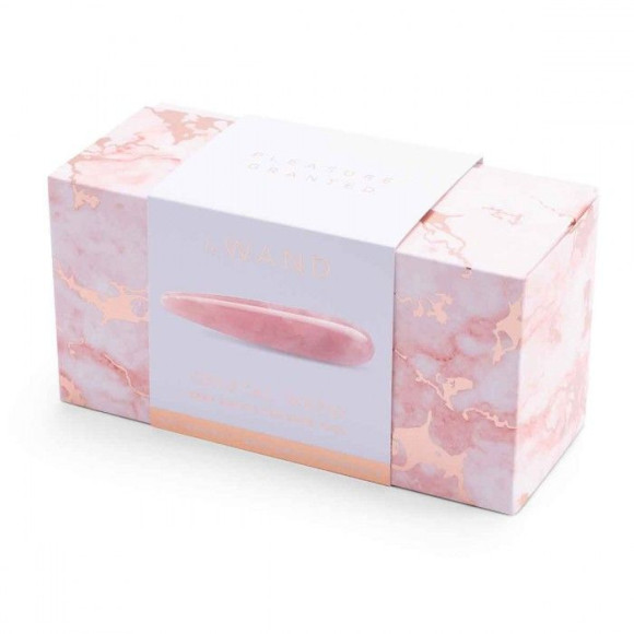 Массажер Le Wand Crystal Wand из розового кварца Массажер Le Wand Crystal Wand из розового кварца