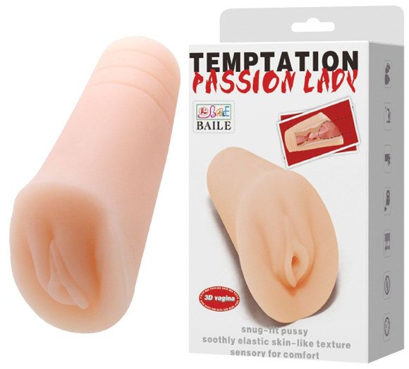 Телесный тугой мастурбатор-вагина Passion Lady Телесный тугой мастурбатор-вагина Passion Lady
