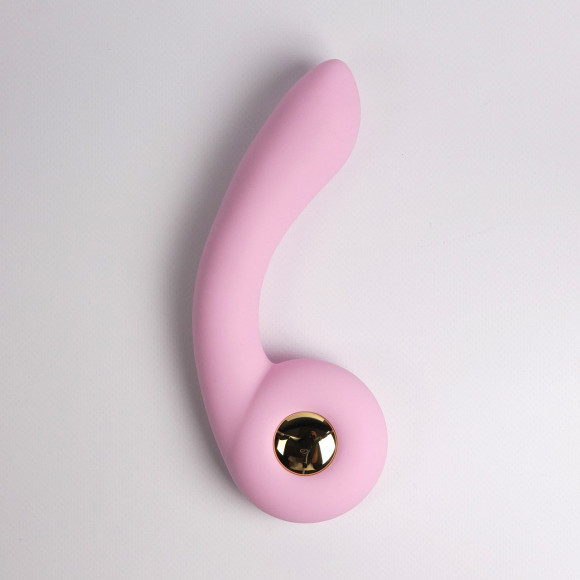 Розовый вибростимулятор точки G с нагревом Bendable Heating G-Spot Vibrator Розовый вибростимулятор точки G с нагревом Bendable Heating G-Spot Vibrator