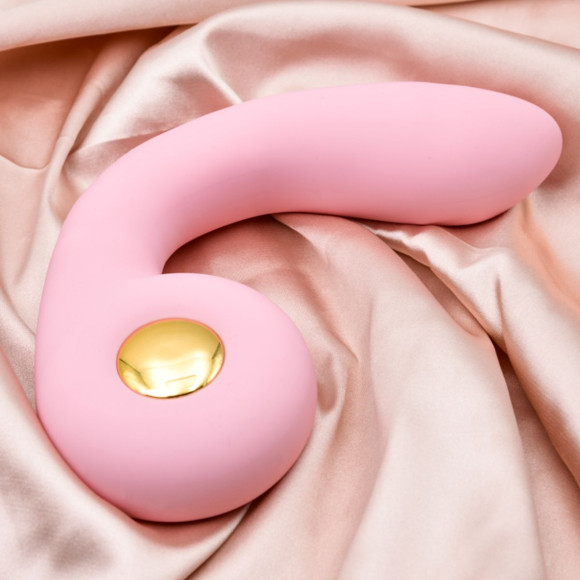 Розовый вибростимулятор точки G с нагревом Bendable Heating G-Spot Vibrator Розовый вибростимулятор точки G с нагревом Bendable Heating G-Spot Vibrator