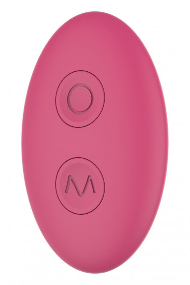 Розовый вибратор с возвратно-поступательными движениями Up And Down Vibe