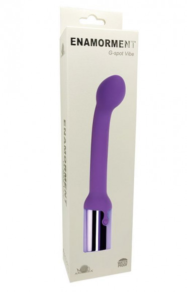 Красный вибростимулятор G-точки Enamorment G-spot Vibe - 22,5 см.
