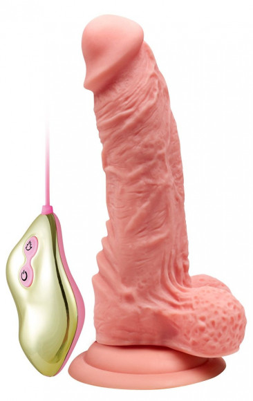 Телесный ротатор-реалистик Charles - 17,5 см. Телесный ротатор-реалистик Charles - 17,5 см.