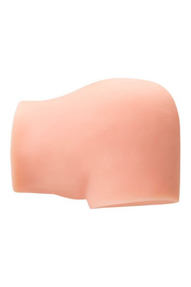 Телесный реалистичный мастурбатор-полуторс с 2 любовными входами Телесный реалистичный мастурбатор-полуторс с 2 любовными входами