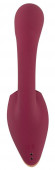 Малиновый вибратор с подвижными язычками 2 Function Vibrator - 20,6 см. Малиновый вибратор с подвижными язычками 2 Function Vibrator - 20,6 см.