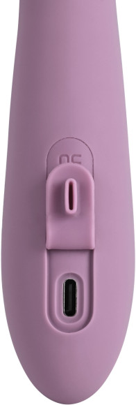 Сиреневый интерактивный вибратор-кролик Trysta Neo с шариком для зоны G - 18,4 см. Сиреневый интерактивный вибратор-кролик Trysta Neo с шариком для зоны G - 18,4 см.