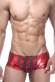 Красные блестящие трусы-хипсы Красные блестящие трусы-хипсы
