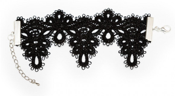 Чёрный кружевной браслет Delicati 2 Чёрный кружевной браслет Delicati 2