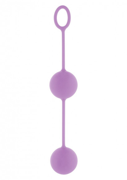 Фиолетовые вагинальные шарики ROCK & ROLL BALLS 