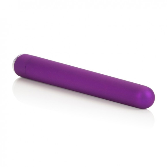 Фиолетовый гладкий вибромассажер Body & Soul Desire - 16 см.