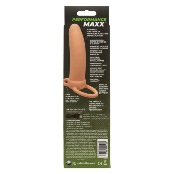 Телесная вибронасадка для двойного проникновения Rechargeable Thick Dual Penetrator - 14 см. Телесная вибронасадка для двойного проникновения Rechargeable Thick Dual Penetrator - 14 см.