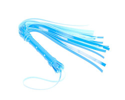 Голубая плеть из искусственной кожи - 40 см.