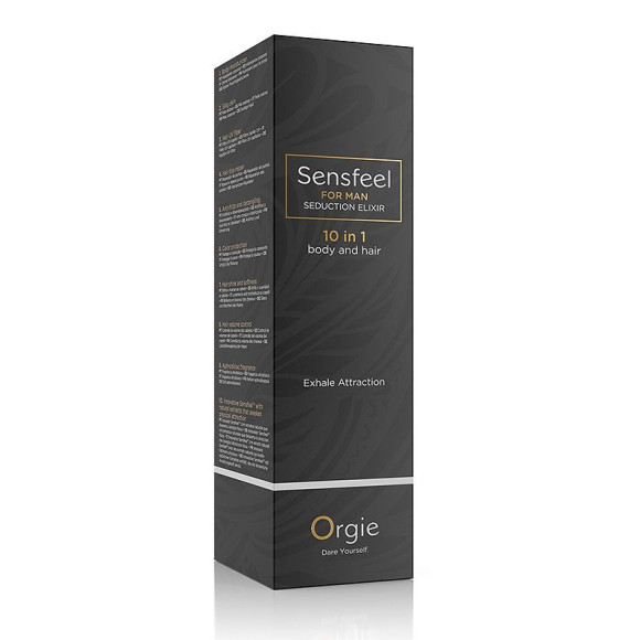 Мужской лосьон для тела и волос с феромонами Orgie Sensfeel For Man Pheromone Seduction Elixir - 100 мл.