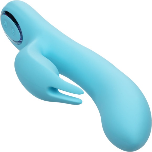 Голубой вибратор-кролик Bunny G - 22,7 см. Голубой вибратор-кролик Bunny G - 22,7 см.