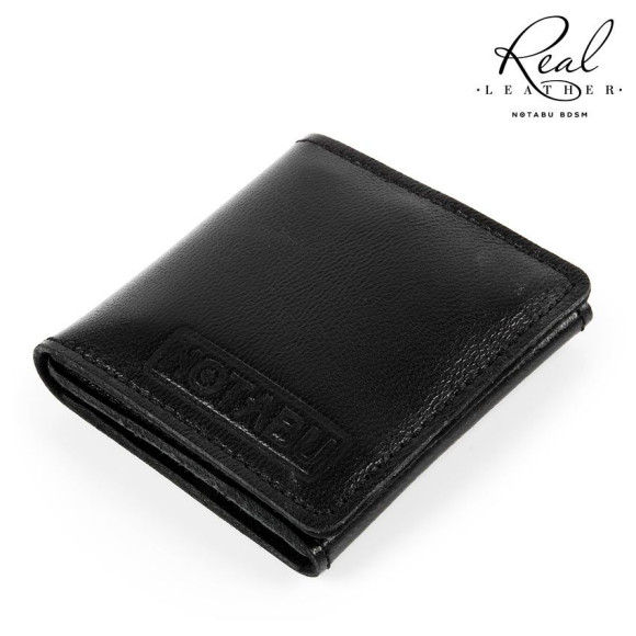 Черный кожаный кондомхолдер Notabu Черный кожаный кондомхолдер Notabu