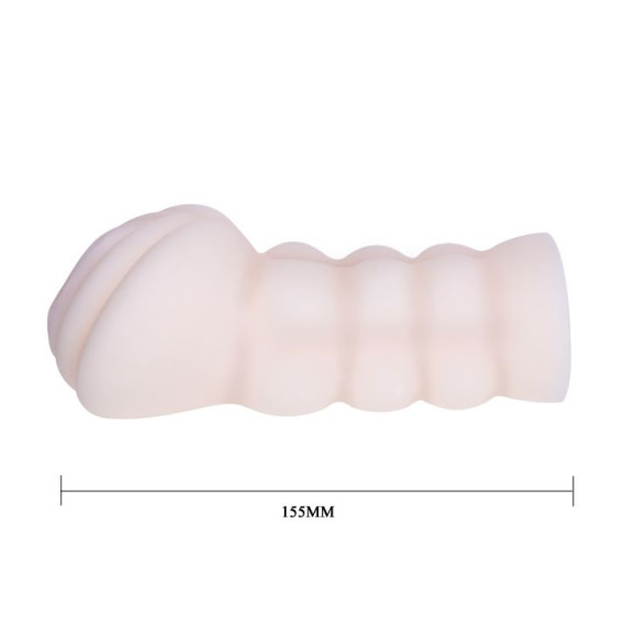 Рифленый мастурбатор-вагина из реалистичного материала Рифленый мастурбатор-вагина из реалистичного материала