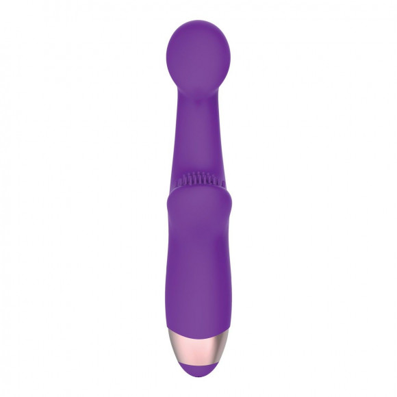Фиолетовый массажёр для G-точки G-Spot Pleaser - 19 см. Фиолетовый массажёр для G-точки G-Spot Pleaser - 19 см.