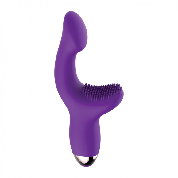 Фиолетовый массажёр для G-точки G-Spot Pleaser - 19 см. Фиолетовый массажёр для G-точки G-Spot Pleaser - 19 см.