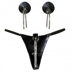 Комплект из трусиков и пестисов Bound By Diamonds