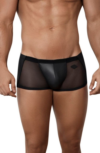 Черные стильные трусы-хипсы с полупрозрачными вставками Hurricane Latin Boxer Черные стильные трусы-хипсы с полупрозрачными вставками Hurricane Latin Boxer