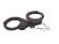 Наручники из темного металла A88B Handcuffs With Chain