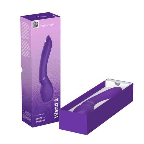 Фиолетовый жезловый вибратор We-Vibe Wand 2 - 27,3 см. Фиолетовый жезловый вибратор We-Vibe Wand 2 - 27,3 см.
