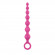 Розовая анальная цепочка Perles D Lux Long - 20,3 см.