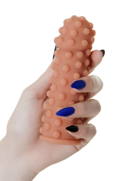 Насадка на фаллос с бугорками по поверхности Extreme Sleeve 002 S-size - 12,7 см. Насадка на фаллос с бугорками по поверхности Extreme Sleeve 002 S-size - 12,7 см.