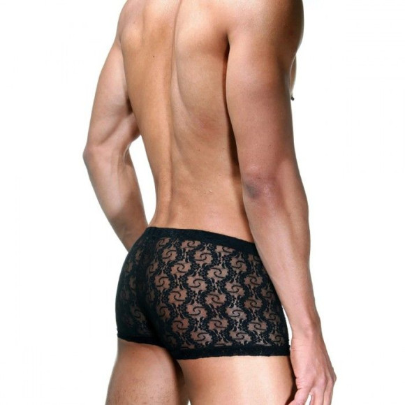 Ажурные мужские черные боксеры Ажурные мужские черные боксеры