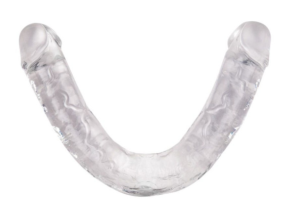 Прозрачный двусторонний фаллоимитатор Infinity - 33,5 см. Прозрачный двусторонний фаллоимитатор Infinity - 33,5 см.