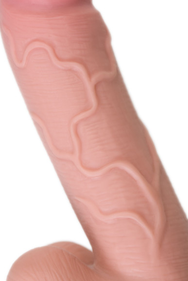Телесный реалистичный фаллоимитатор My Honey - 18 см. Телесный реалистичный фаллоимитатор My Honey - 18 см.