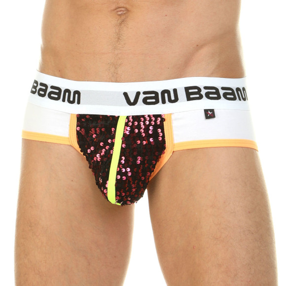 Оригинальные трусы-брифы с красными пайетками Оригинальные трусы-брифы с красными пайетками