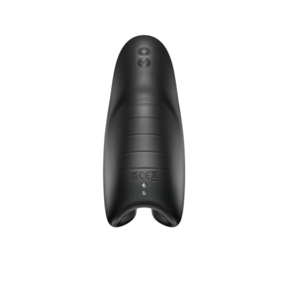 Черный мастурбатор SVibe Evo с вибрацией Черный мастурбатор SVibe Evo с вибрацией