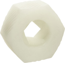 Белый мастурбатор-бампер из жидкого силикона Nasty Luv Белый мастурбатор-бампер из жидкого силикона Nasty Luv