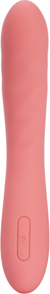Персиковый изогнутый вибромассажер Ava Neo с функцией пенетрации - 19,6 см. Персиковый изогнутый вибромассажер Ava Neo с функцией пенетрации - 19,6 см.