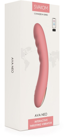 Персиковый изогнутый вибромассажер Ava Neo с функцией пенетрации - 19,6 см. Персиковый изогнутый вибромассажер Ava Neo с функцией пенетрации - 19,6 см.