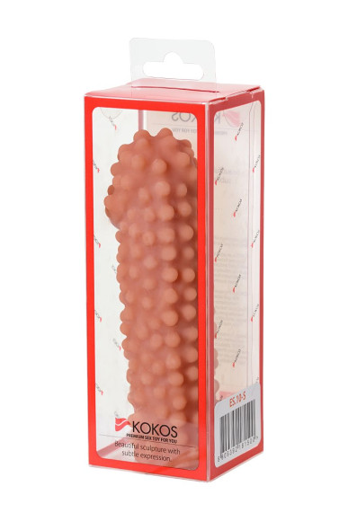 Телесная насадка на фаллос с бугорками Extreme Sleeve 010 S-size - 14,7 см. Телесная насадка на фаллос с бугорками Extreme Sleeve 010 S-size - 14,7 см.