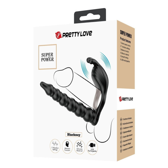 Черная насадка для двойного проникновения Blackney Черная насадка для двойного проникновения Blackney