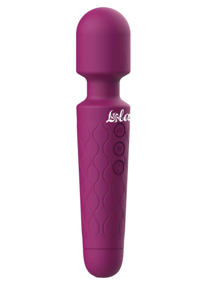 Фиолетовый жезловый вибромассажер Dreaming Wand - 20 см. Фиолетовый жезловый вибромассажер Dreaming Wand - 20 см.