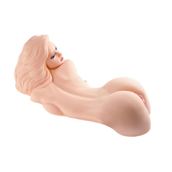 Реалистичный торс девушки Hera 1 с тремя отверстиями и вибрацией Реалистичный торс девушки Hera 1 с тремя отверстиями и вибрацией