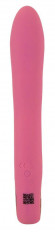 Розовый тонкий вибратор для точки G Slim G-Spot Rose - 21,4 см.