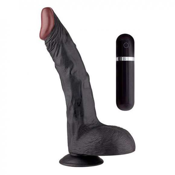 Чёрный вибратор-гигант BIGSTUFF 11INCH BLACK - 28 см. Чёрный вибратор-гигант BIGSTUFF 11INCH BLACK - 28 см.