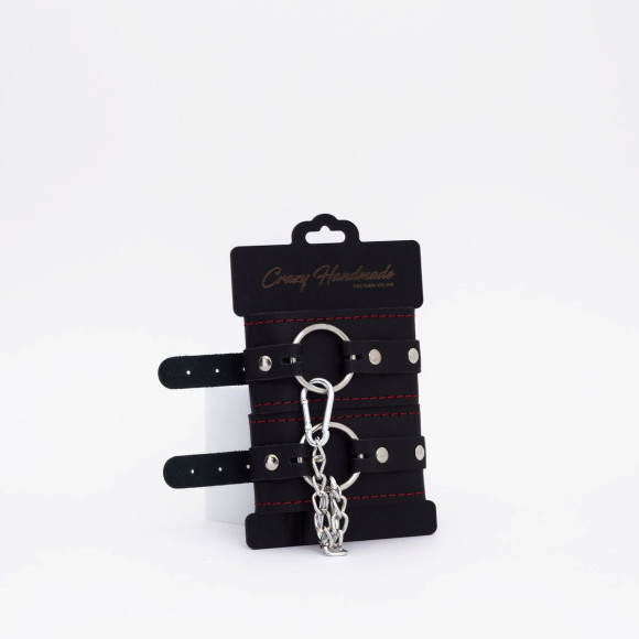 Черно-красные кожаные оковы Черно-красные кожаные оковы