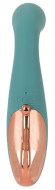 Бирюзовый вибратор для точки G The Magician G-Spot Vibrator - 19 см.