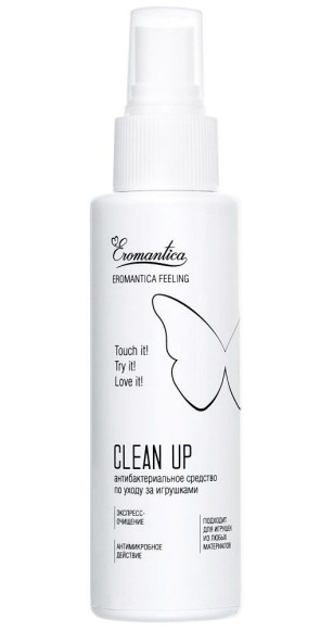 Антибактериальное средство для секс-игрушек Eromantica - 110 мл. Антибактериальное средство для секс-игрушек Eromantica - 110 мл.