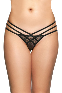 Оригинальные трусики-стринги с переплетением бретелей Оригинальные трусики-стринги с переплетением бретелей