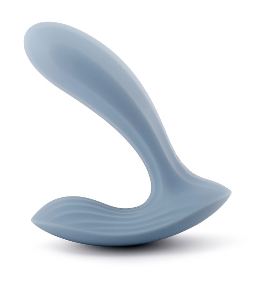 Голубой интерактивный вибромассажер Erica Голубой интерактивный вибромассажер Erica