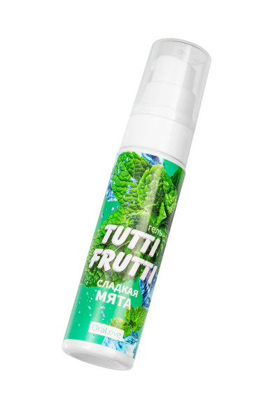 Гель-смазка Tutti-Frutti со вкусом сладкой мяты - 30 гр. Гель-смазка Tutti-Frutti со вкусом сладкой мяты - 30 гр.