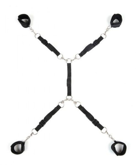 Черный набор фиксаций на кровати Classic Bed Spreader Черный набор фиксаций на кровати Classic Bed Spreader