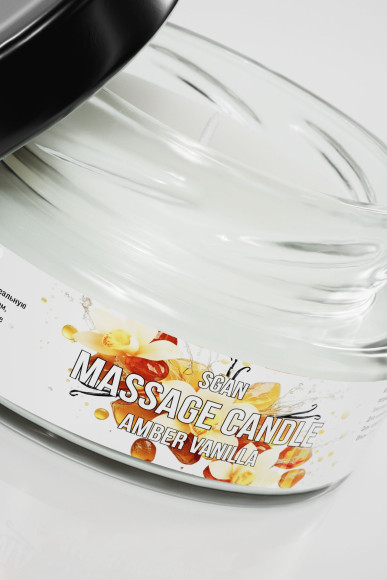 Массажная свеча «Амбра и ваниль» - 50 мл. Массажная свеча «Амбра и ваниль» - 50 мл.